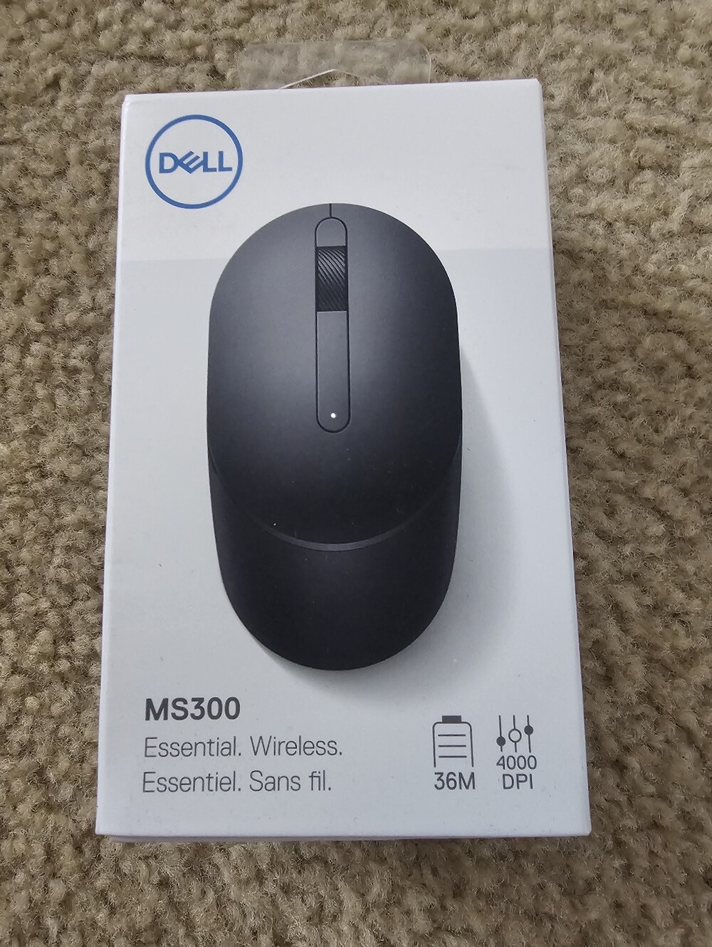 Dell MS300 Wireless Mouse — Matte Black